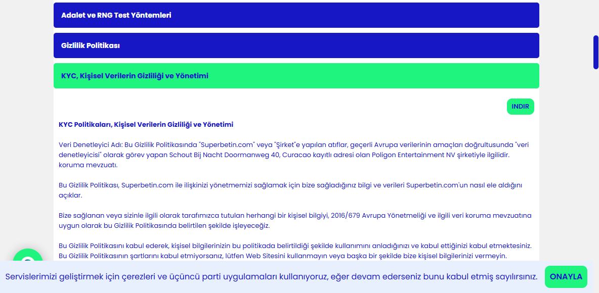Superbetin Bahislere Giriş